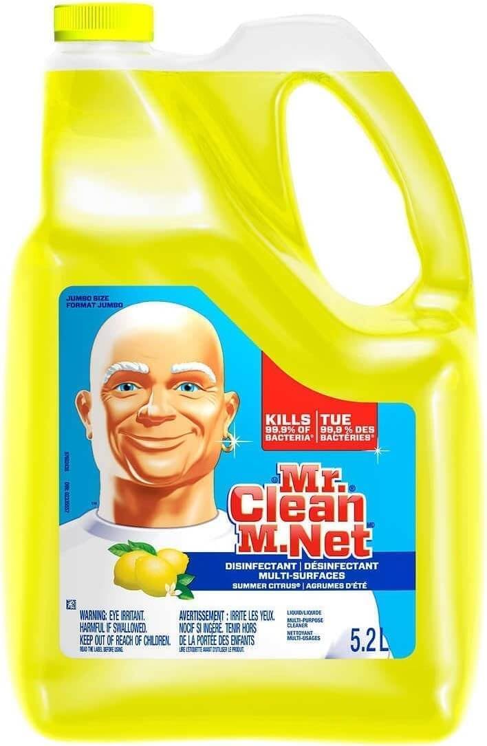 Mr. Clean Multi-Surfaces Summer Citrus Liquid Cleaner, 176 Fl Oz